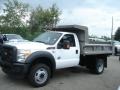 2012 Oxford White Ford F550 Super Duty XL Regular Cab 4x4 Chassis  photo #5