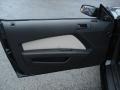 Stone 2013 Ford Mustang V6 Convertible Door Panel
