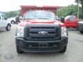 2012 Vermillion Red Ford F550 Super Duty XL Regular Cab 4x4 Chassis  photo #3
