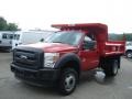 2012 Vermillion Red Ford F550 Super Duty XL Regular Cab 4x4 Chassis  photo #4