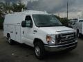 Oxford White 2012 Ford E Series Cutaway E350 Commercial Utility Truck Exterior