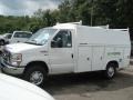 Oxford White - E Series Cutaway E350 Commercial Utility Truck Photo No. 4