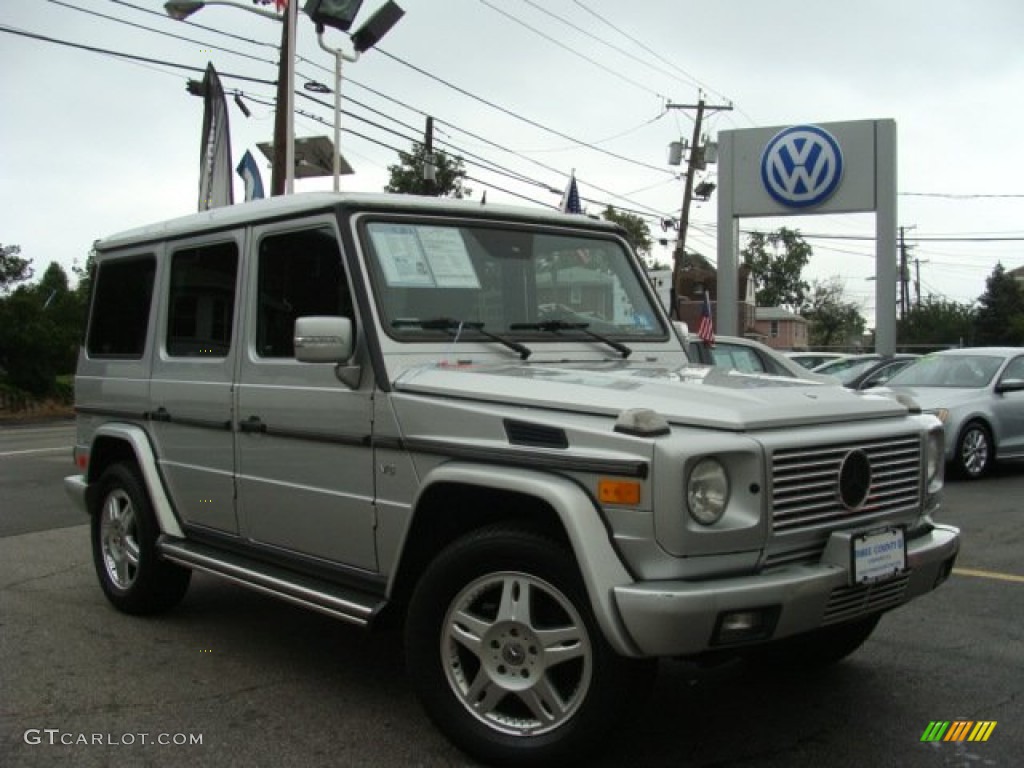 2004 G 500 - Brilliant Silver Metallic / Black photo #1