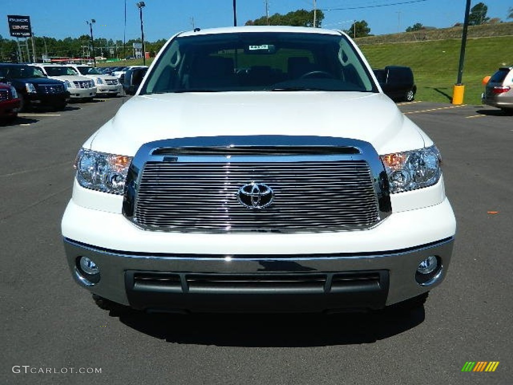 2012 Tundra TSS CrewMax 4x4 - Super White / Graphite photo #8