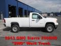 Summit White - Sierra 2500HD Regular Cab Photo No. 1