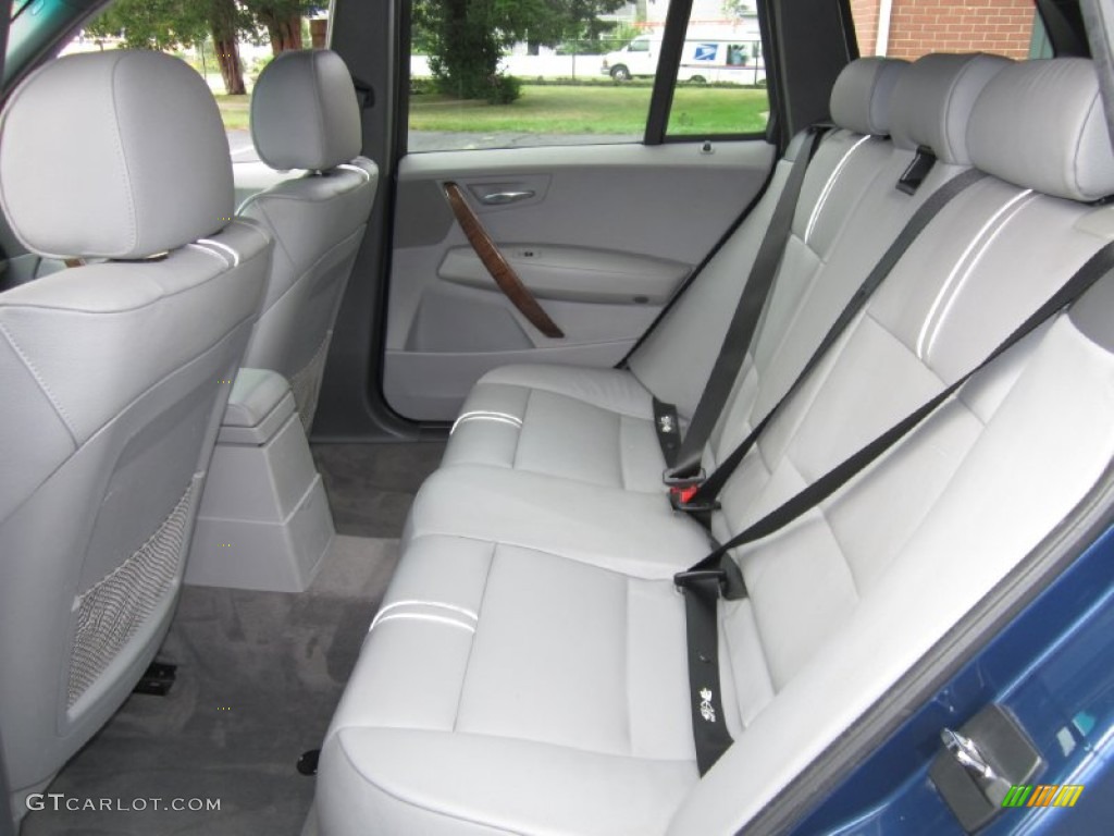 Grey Interior 2005 BMW X3 3.0i Photo #70332762