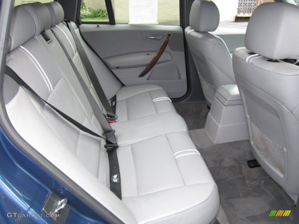 Grey Interior 2005 BMW X3 3.0i Photo #70332771