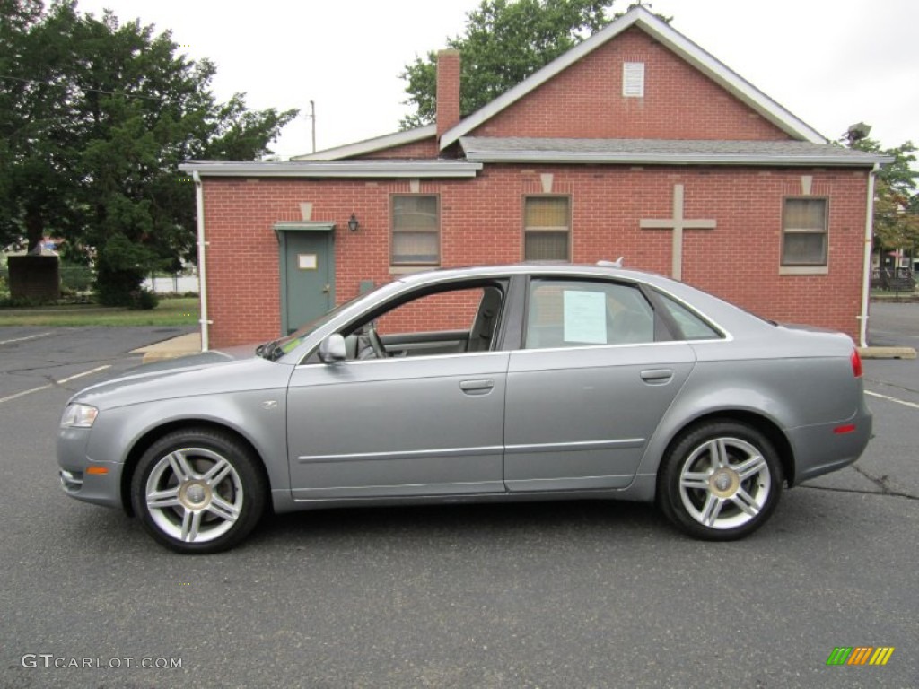 2006 A4 2.0T Sedan - Quartz Gray Metallic / Platinum photo #1