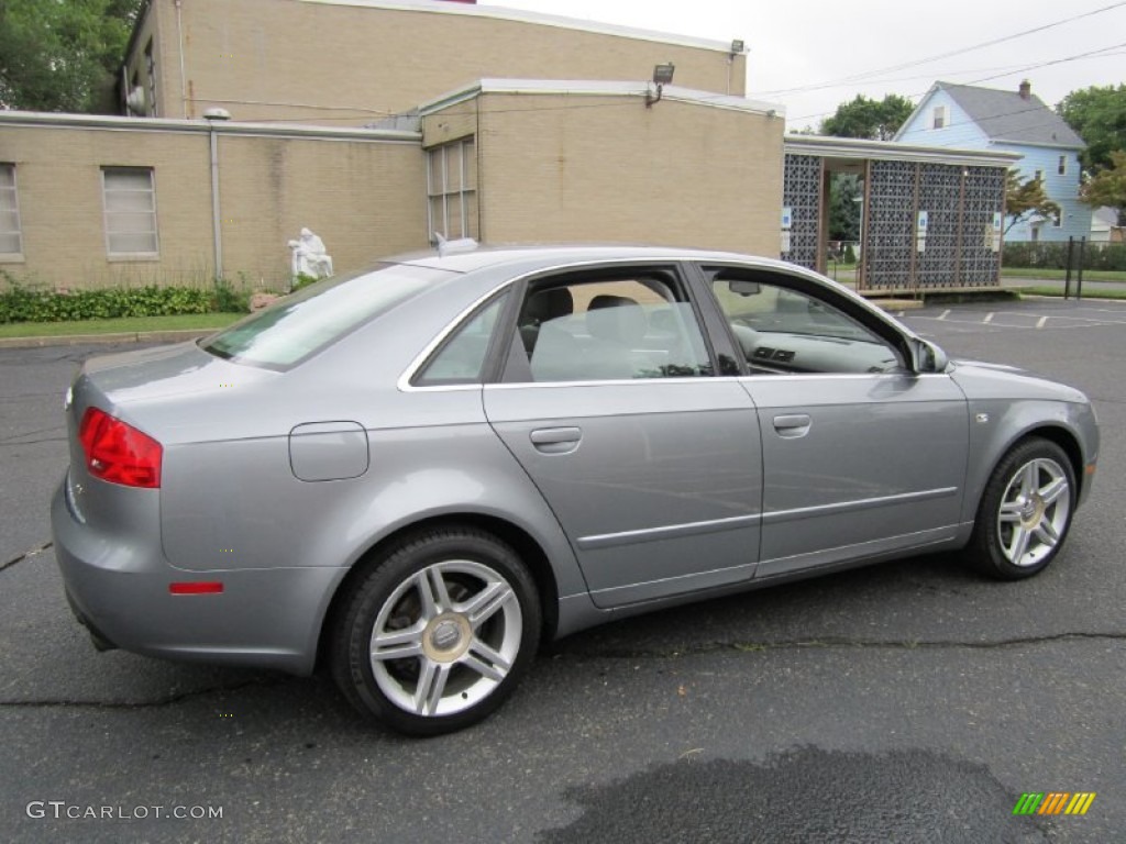 2006 A4 2.0T Sedan - Quartz Gray Metallic / Platinum photo #8