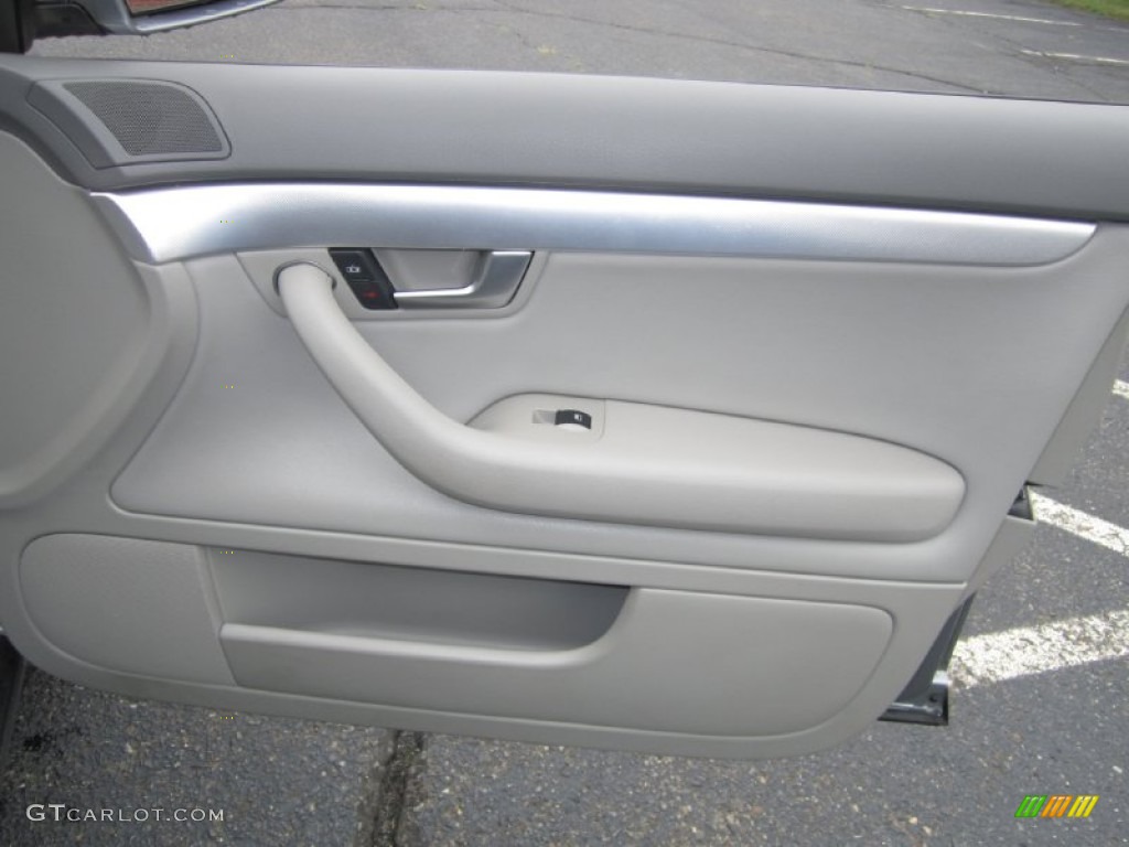 2006 A4 2.0T Sedan - Quartz Gray Metallic / Platinum photo #26