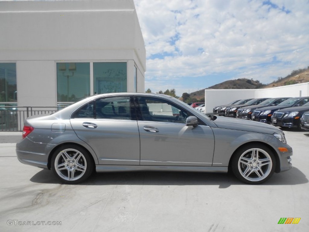 Palladium Silver Metallic 2013 Mercedes-Benz C 250 Sport Exterior Photo #70335279