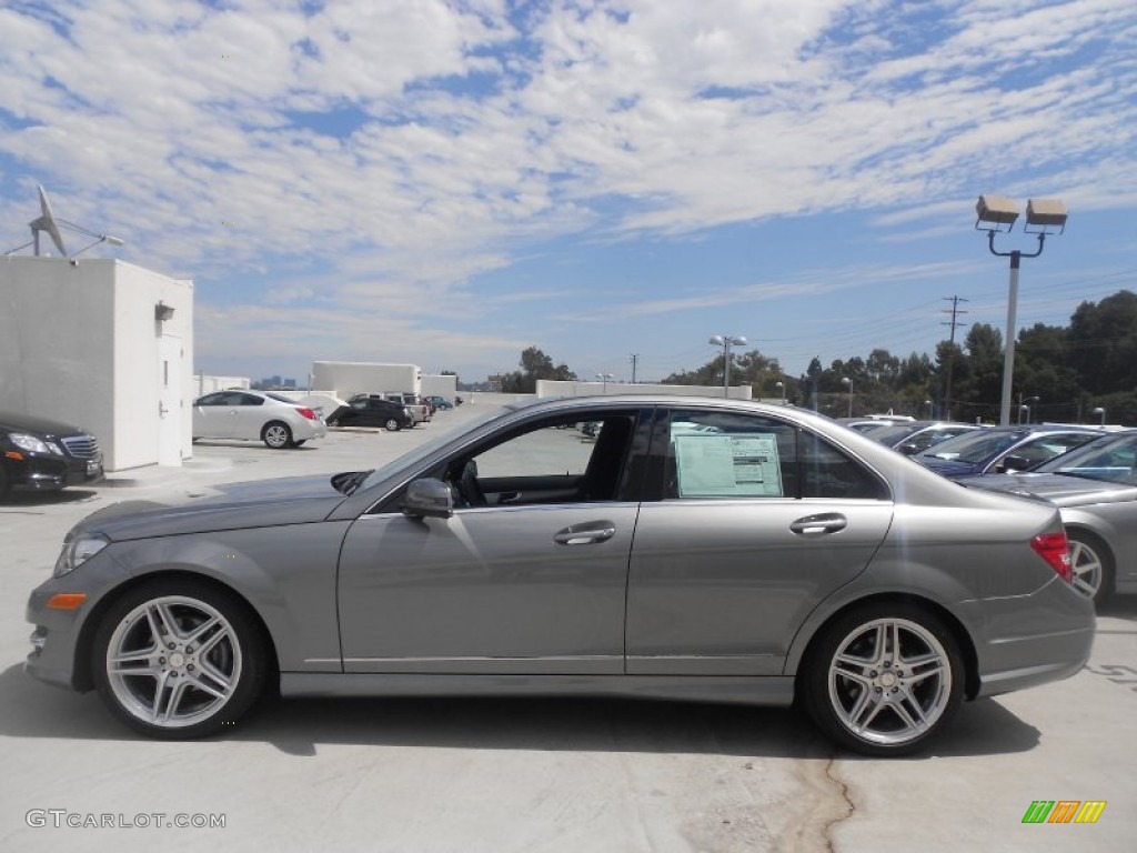 Palladium Silver Metallic 2013 Mercedes-Benz C 250 Sport Exterior Photo #70335352