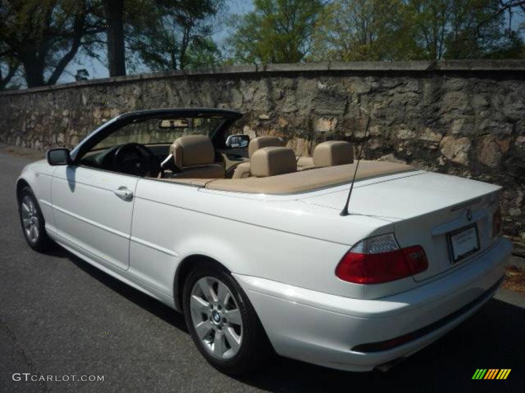 2005 3 Series 325i Convertible - Alpine White / Sand photo #4
