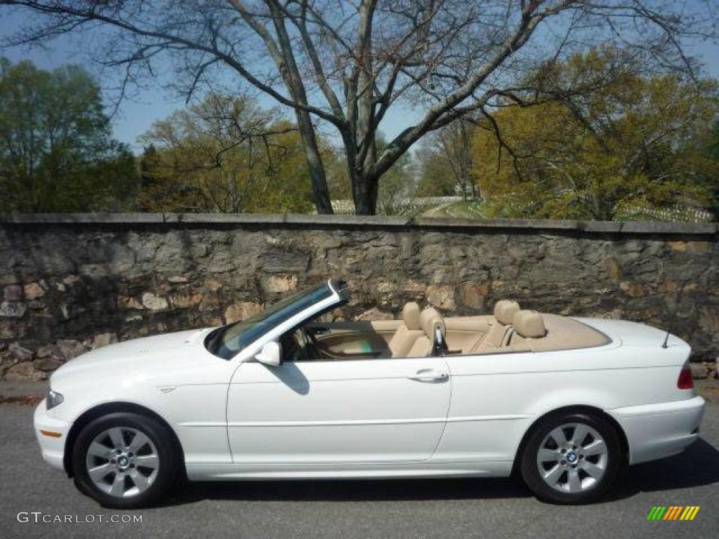 2005 3 Series 325i Convertible - Alpine White / Sand photo #12