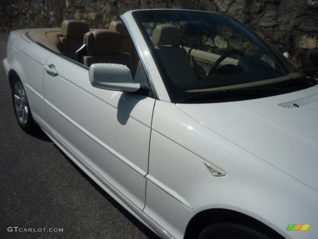 2005 3 Series 325i Convertible - Alpine White / Sand photo #13
