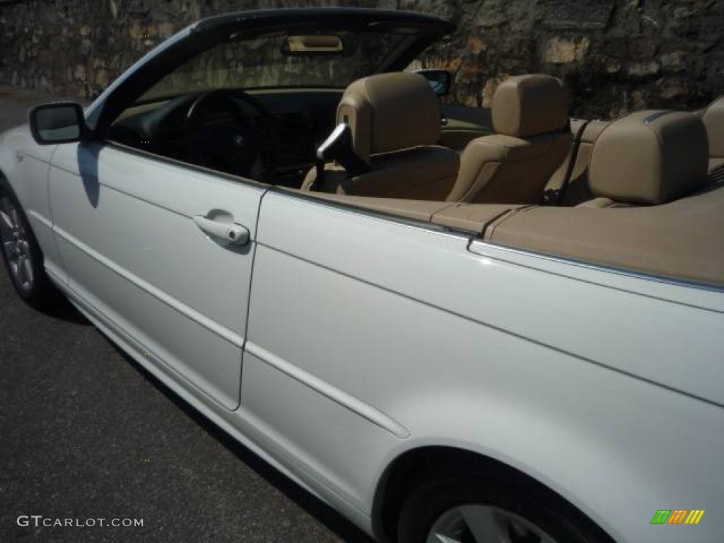 2005 3 Series 325i Convertible - Alpine White / Sand photo #15