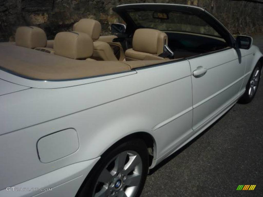 2005 3 Series 325i Convertible - Alpine White / Sand photo #16