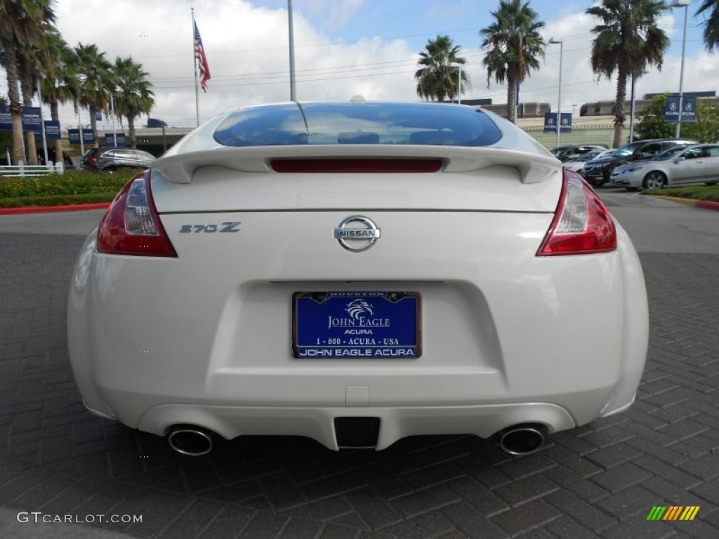 2010 370Z Sport Touring Coupe - Pearl White / Gray Leather photo #4