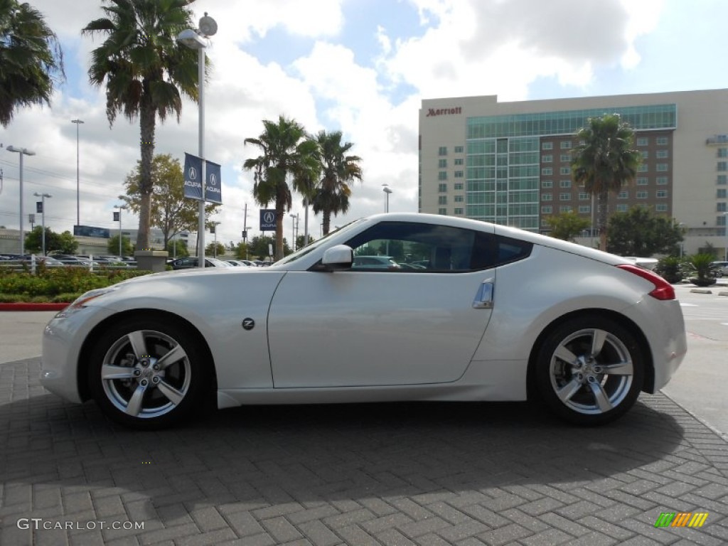 2010 370Z Sport Touring Coupe - Pearl White / Gray Leather photo #5