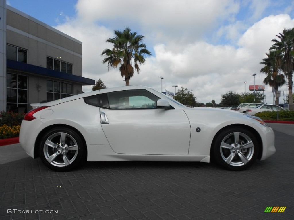 2010 370Z Sport Touring Coupe - Pearl White / Gray Leather photo #6