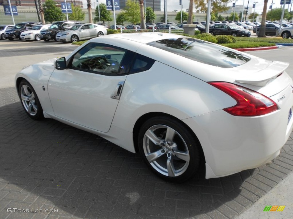 2010 370Z Sport Touring Coupe - Pearl White / Gray Leather photo #7