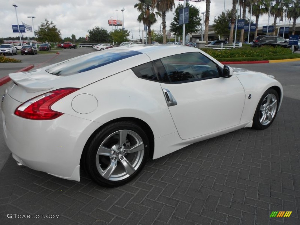 2010 370Z Sport Touring Coupe - Pearl White / Gray Leather photo #8