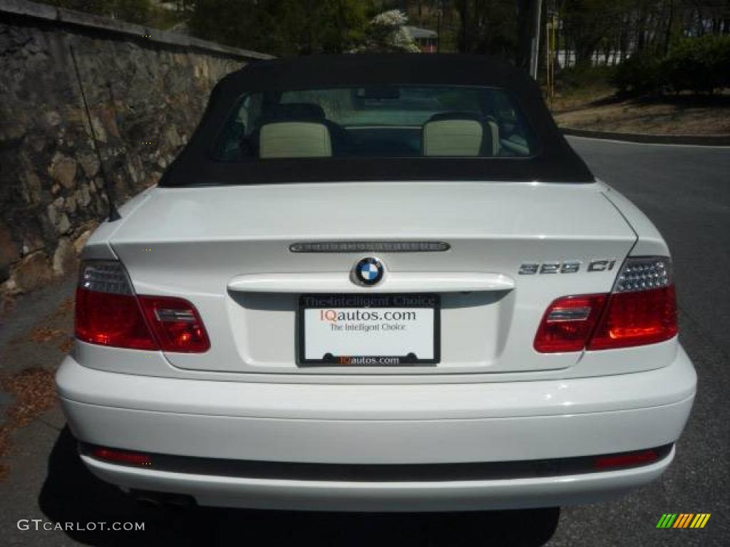 2005 3 Series 325i Convertible - Alpine White / Sand photo #18
