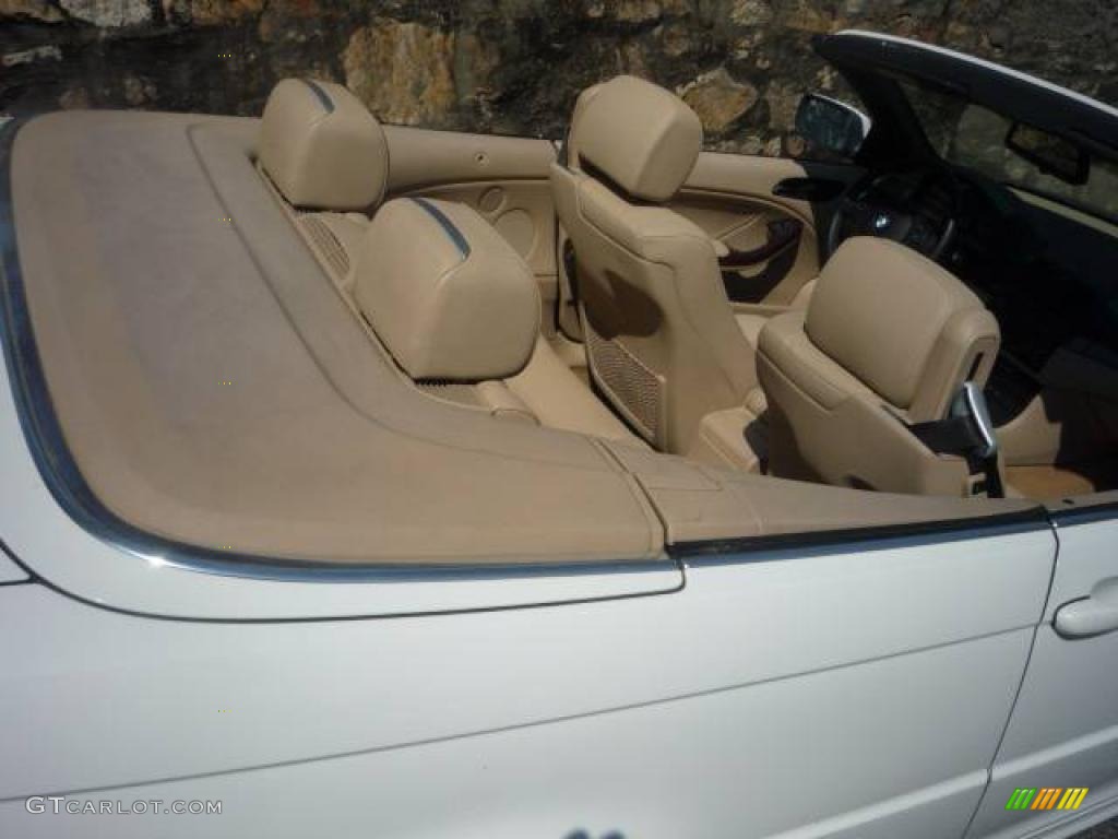 2005 3 Series 325i Convertible - Alpine White / Sand photo #23