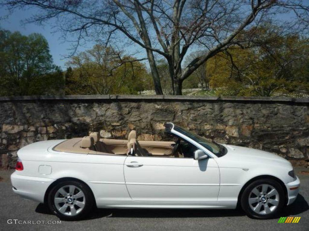 2005 3 Series 325i Convertible - Alpine White / Sand photo #26