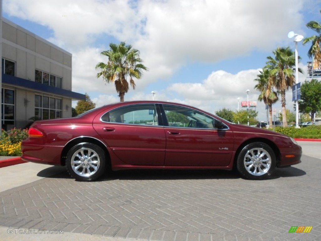 Dark Red Metallic 2000 Chrysler LHS Standard LHS Model Exterior