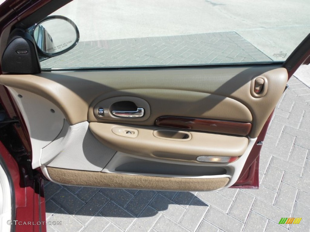 2000 Chrysler LHS Standard LHS Model Camel/Tan Door Panel Photo #70338162