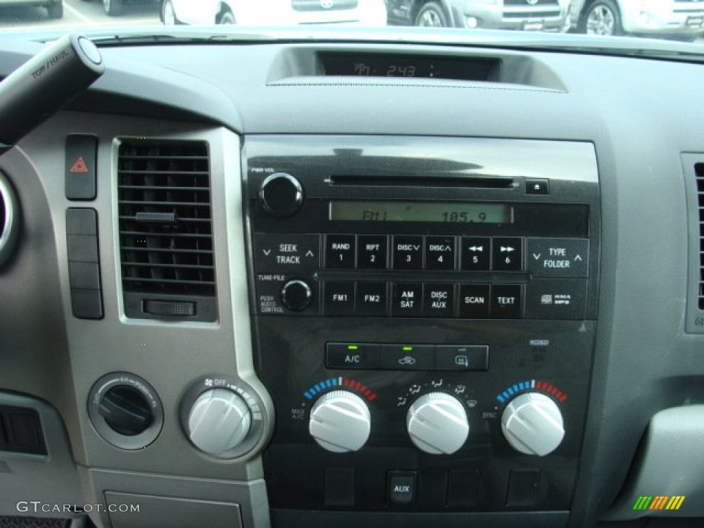 2010 Tundra Double Cab 4x4 - Slate Gray Metallic / Graphite Gray photo #11