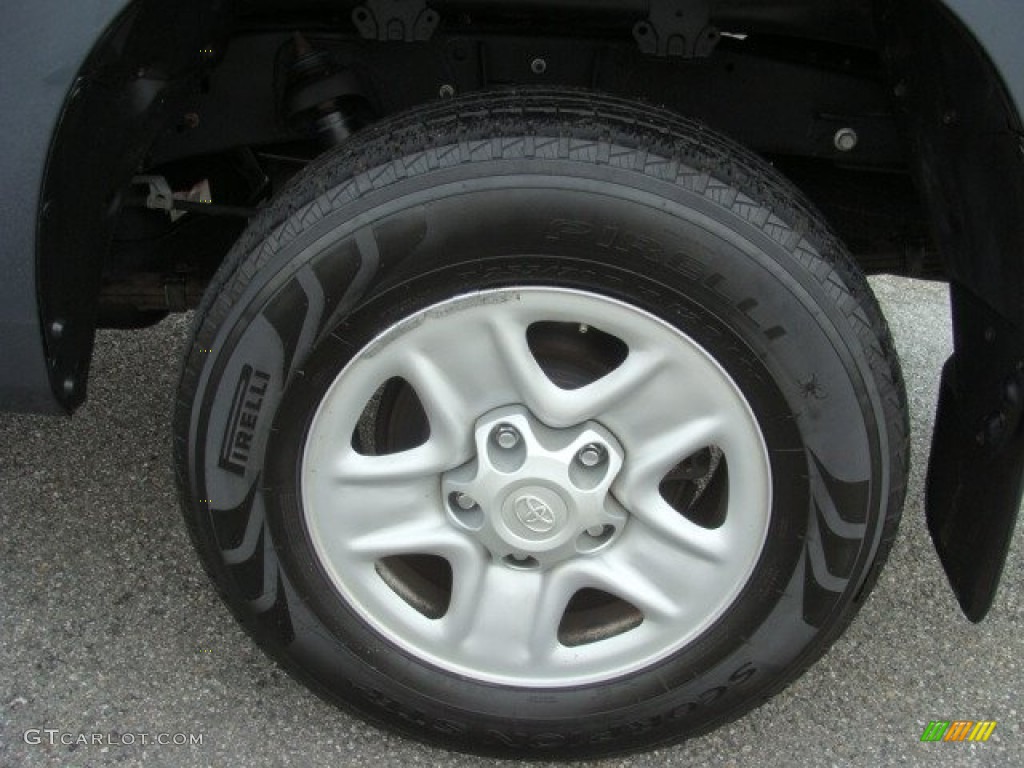 2010 Tundra Double Cab 4x4 - Slate Gray Metallic / Graphite Gray photo #13