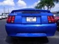 2000 Bright Atlantic Blue Metallic Ford Mustang V6 Coupe  photo #12