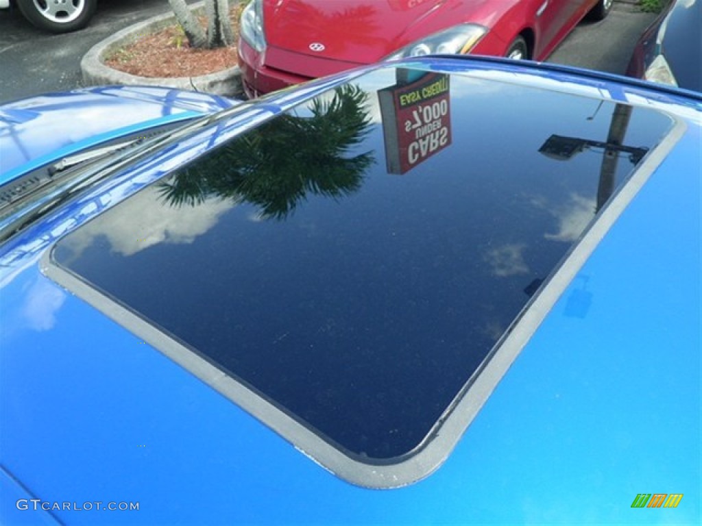 2000 Mustang V6 Coupe - Bright Atlantic Blue Metallic / Dark Charcoal photo #19