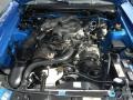 2000 Bright Atlantic Blue Metallic Ford Mustang V6 Coupe  photo #34