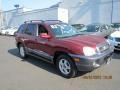 2003 Merlot Red Hyundai Santa Fe GLS 4WD  photo #3