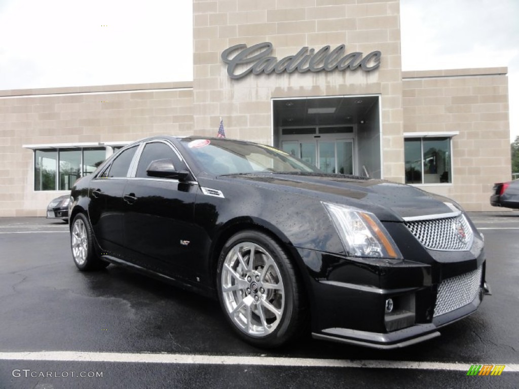 2009 CTS -V Sedan - Black Raven / Ebony photo #6