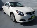 2010 Winter Frost White Nissan Altima 2.5 S Coupe  photo #1