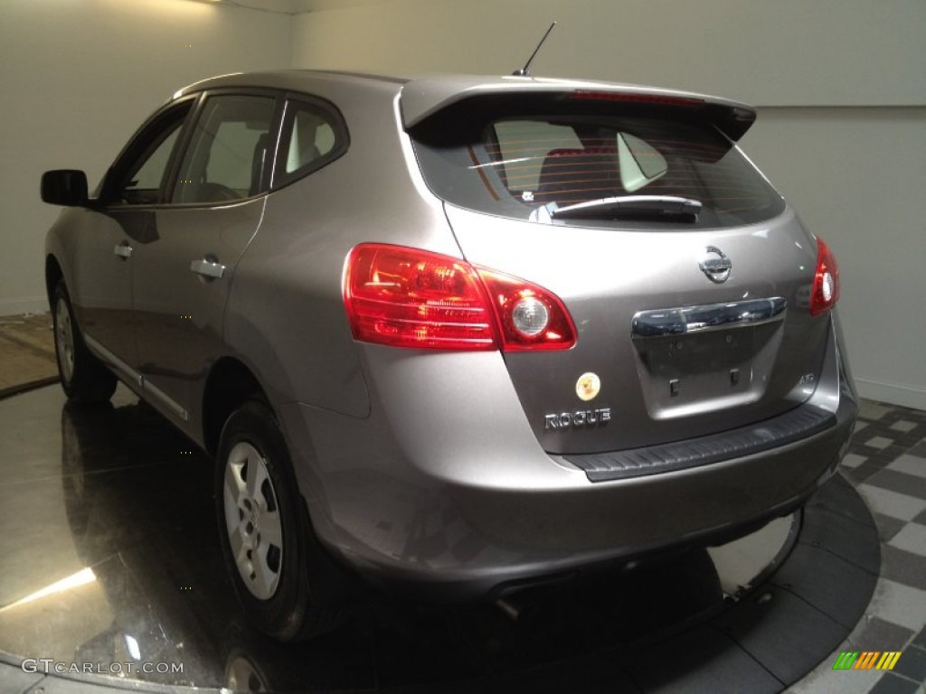 2011 Rogue S AWD - Platinum Graphite / Black photo #6