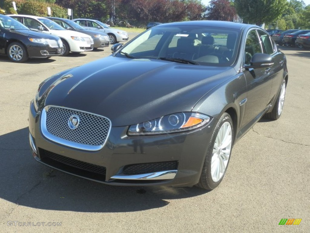 Stratus Grey Metallic 2012 Jaguar XF Portfolio Exterior Photo #70342524