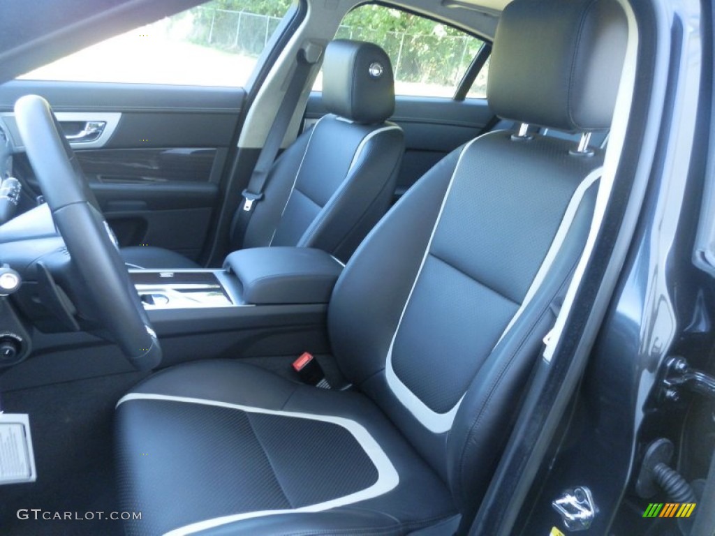 2012 Jaguar XF Portfolio Front Seat Photo #70342585