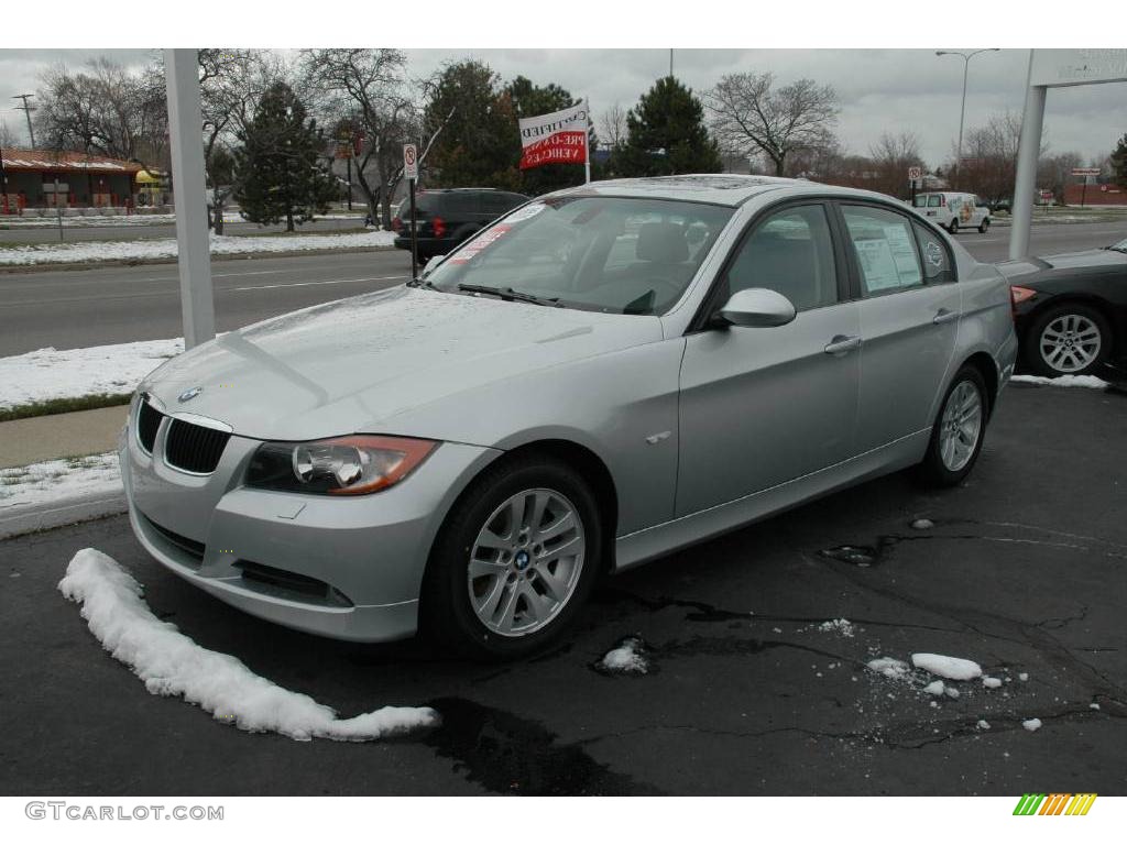 2006 3 Series 325xi Sedan - Titanium Silver Metallic / Gray Dakota Leather photo #1