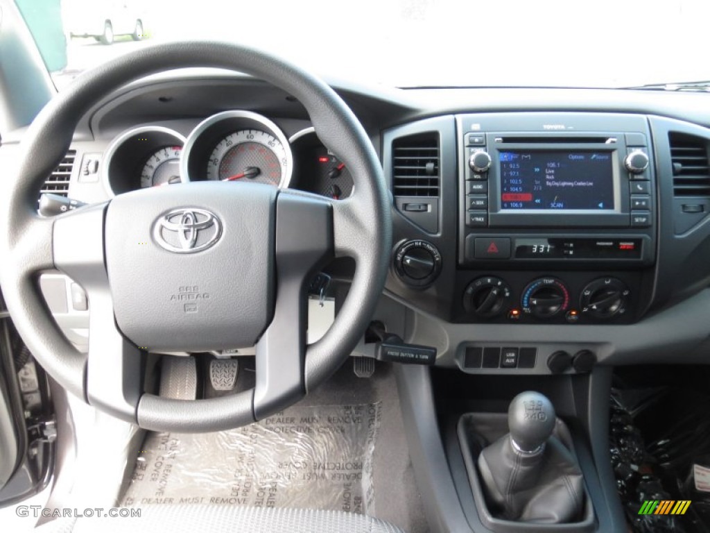 2013 Toyota Tacoma Access Cab 4x4 Graphite Dashboard Photo #70342719