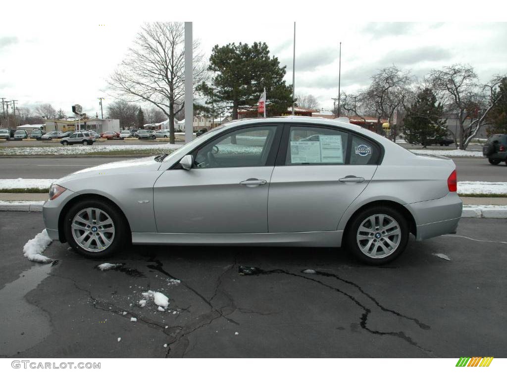 2006 3 Series 325xi Sedan - Titanium Silver Metallic / Gray Dakota Leather photo #2