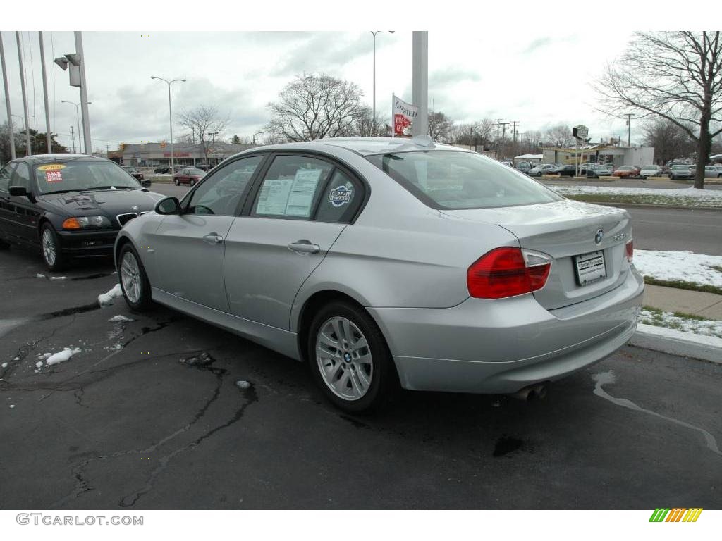 2006 3 Series 325xi Sedan - Titanium Silver Metallic / Gray Dakota Leather photo #3