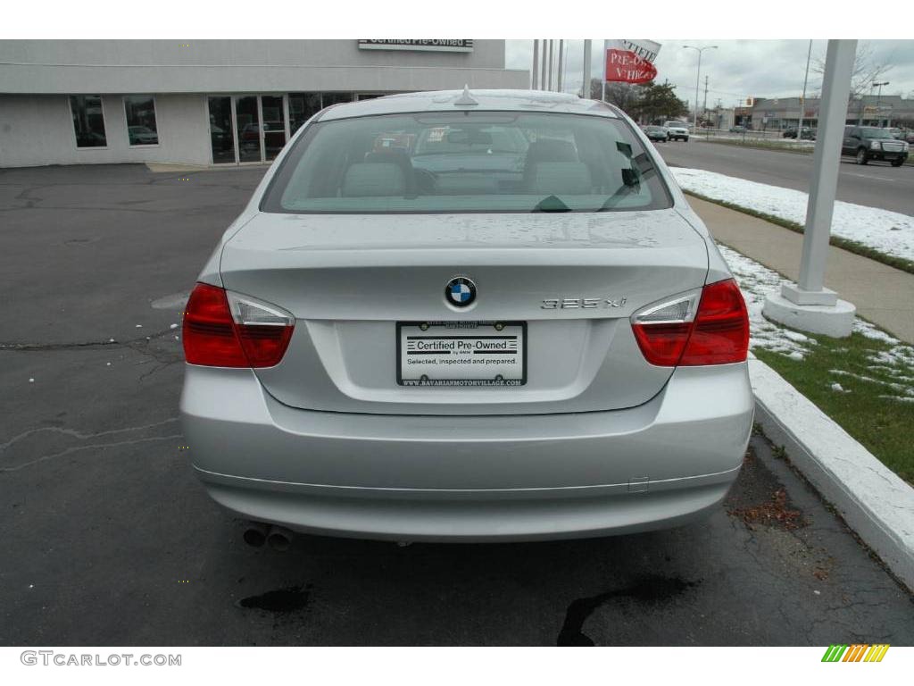 2006 3 Series 325xi Sedan - Titanium Silver Metallic / Gray Dakota Leather photo #4