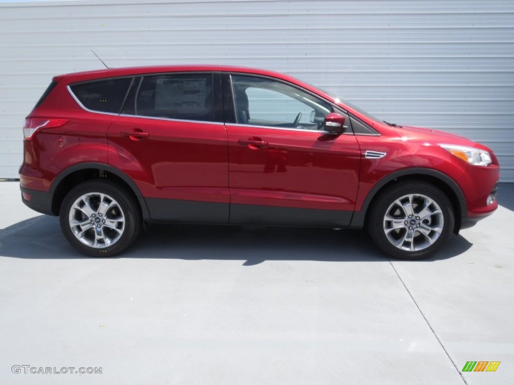 2013 Escape SEL 1.6L EcoBoost - Ruby Red Metallic / Charcoal Black photo #2