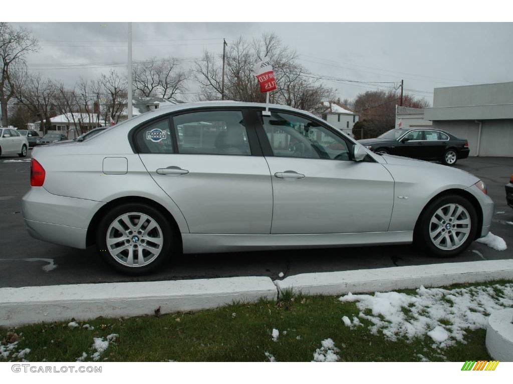 2006 3 Series 325xi Sedan - Titanium Silver Metallic / Gray Dakota Leather photo #6