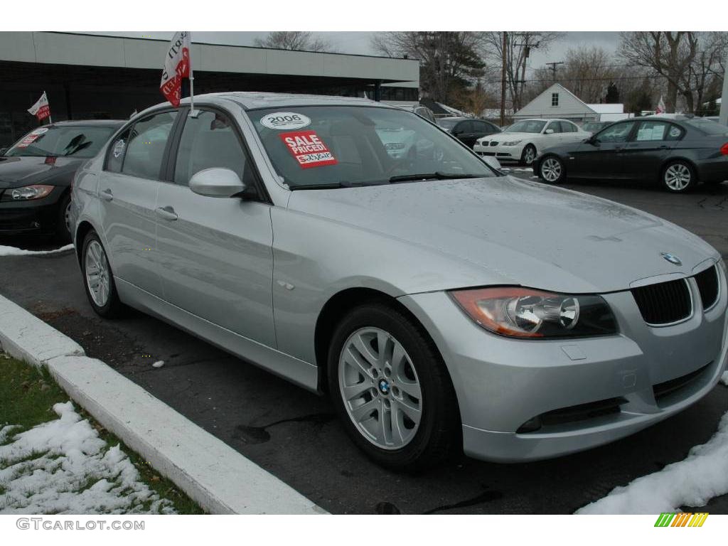 2006 3 Series 325xi Sedan - Titanium Silver Metallic / Gray Dakota Leather photo #7